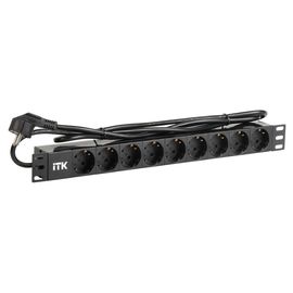  Блок распределения питания ITK PH22-9D1-P гор.размещ. 9xSchuko базовые 16A Schuko 2м 