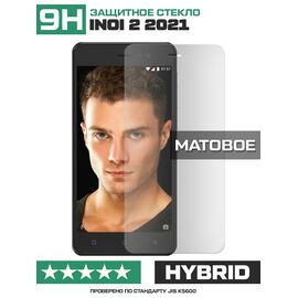  Стекло защитное гибридное МАТОВОЕ Krutoff для INOI 2 2021 