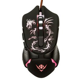  Мышь оптическая Nakatomi Gaming mouse MOG-25U (black) игровая (91997) 
