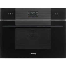  Духовой шкаф SMEG SO4102S3B3 Linea 45см, с паром, паровая очистка, 12 программ, 41л, черный 