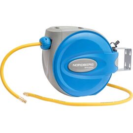 Шланг воздушный на катушке гибридный NORDBERG HR1015HPVC PVC 9,5x15,5мм, 15+1м 
