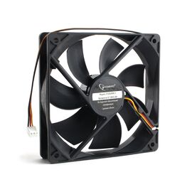  Вентилятор 120 мм Gembird D12025HM-3, 120x120x25, 3 pin, 2600 rpm, HDA (гидродинамический подшипник), провод 30 см 