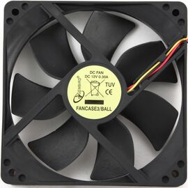  Вентилятор 120 мм Gembird FANCASE3, 120x120x25, 3 pin, 2100 rpm, провод 30 см 