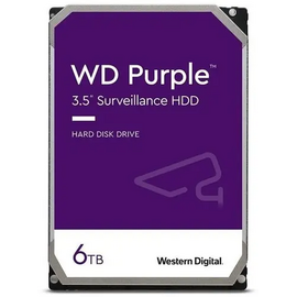  HDD Western Digital Purple WD64PURZ SATA 6Tb, IntelliPower, 256MB buffer (DV-Digital Video) 