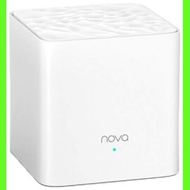 TENDA NOVA MW3-3, Mesh система из трёх Wi-Fi роутеров AC1200 Dual-Band, 867Mbps at 5GHz + 300Mbps at 2.4GHz, 802.11ac/a/b/g/n, 1 10/100 WAN + 4 10/100 LAN, 2 3dBi internal antennas 