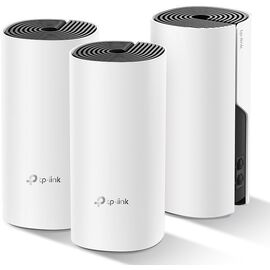  TP-LINK Deco M4 Бесшовный Mesh роутер AC1200 10, 100, 1000BASE-TX белый (упак.:3шт) (DECO M4(3-PACK) 