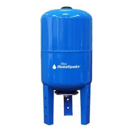  Гидроаккумулятор АКВАБРАЙТ ГМ-80 В 80 литров На ТРЕХ НОЖКАХ. СТАЛЬНОЙ ФЛАНЕЦ. Материал мембраны  EPDM  Подключение 1 дюйм. 