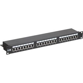  Патч-панель ITK PP24-1UC5ES-D05 19" 1U 24xRJ45 кат.5e STP 