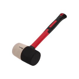  Киянка резиновая, черно-белая резина, фибергласовая рукоятка MATRIX 11172 680 г 