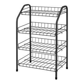  Этажерка для обуви НИКА ЭТ2/Ч черный 