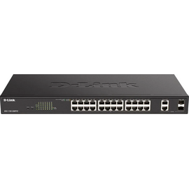  Коммутатор D-Link (DGS-1100-26MPPV2/A3A) 24G 2SFP 24PoE 90W управляемый 