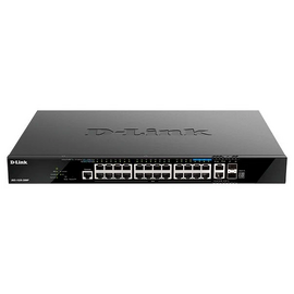  Коммутатор D-Link DGS-1520-28MP (DGS-1520-28MP/A1A) 24G 2x10G 2SFP+ 24PoE+ 370W управляемый 