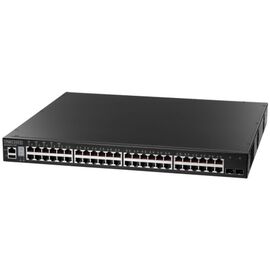  Коммутатор Edge-corE (ECS4620-52P) 48 x GE + 2 x 10G SFP+ ports + 1 x expansion slot L3 Stackable Switch, 1 x RJ45, 1 x USB-A 