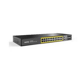  Коммутатор NETIS P124GH 24Port 10/100M POE 4GE Combo 