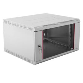  Шкаф коммутационный ЦМО (ШРН-6.650) настенный 6U 600x650мм пер.дв.стекл серый 