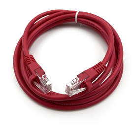  Патч-корд Buro (UTP-5E-2M-R) UTP 4 пары cat5E CCA molded 2м красный RJ-45 (m)-RJ-45 (m) 