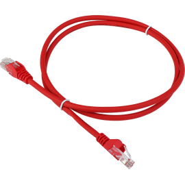  Патч-корд LANMASTER (LAN-PC45/U5E-10-RD) LSZH UTP кат.5e, 10 м, красный 