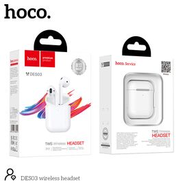  Наушники bluetooth HOCO DES03 TWS Original series apple (белый 