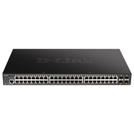  Коммутатор D-Link (DGS-1250-52XMP/A1A) 48G 4SFP+ 48PoE+ 370W управляемый 