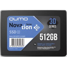  Накопитель SSD 512GB QUMO Novation TLC 3D 560/540 MB/s; 2280 (Q3DT-512GAEN-М2) 