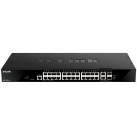  Коммутатор D-Link DGS-1520-28 (DGS-1520-28/A1A) 24G 2x10G управляемый 