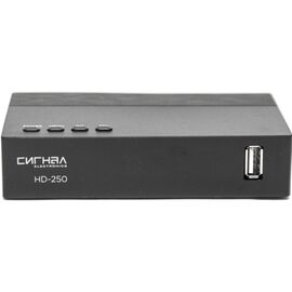  Ресивер DVB-T2 Сигнал Эфир HD-250 черный 