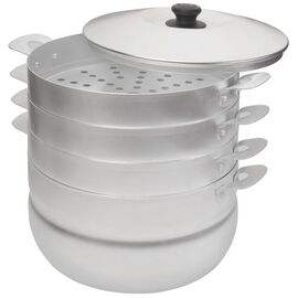  Мантоварка алюминиевая Калитва 180635 6л, 3 сетки 