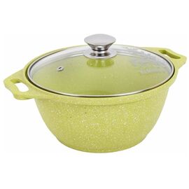  Кастрюля Kukmara Trendy style lime к31tsl а/пр литая 3,0л стекл.кр 