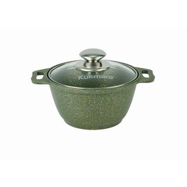  Кастрюля Kukmara Trendy style malachite к11tsml а/пр литая 1,0л стекл.кр 