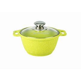  Кастрюля KUKMARA Trendy style lime к11tsl а/пр литая 1,0л стекл/кр 