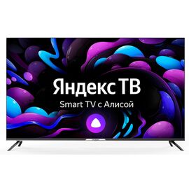  65" Телевизор Hyundai H-LED65BU7003 черный 3840x2160, Ultra HD, 50 Гц, WIFI, SMART TV, Яндекс ТВ 