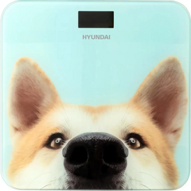  Весы напольные Hyundai H-BS03680 голубой 