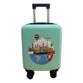  Чемодан для детей LATS 676 Москва бирюзовый 