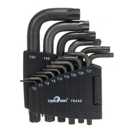  Набор ключей Torx СЕРВИС КЛЮЧ Proffi (76440) Г-образных 15 пр. 