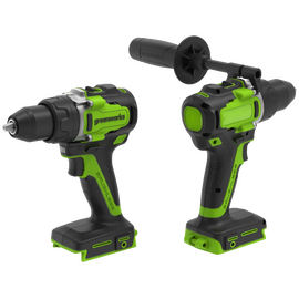  Дрель-шуруповерт аккумуляторная GreenWorks GD24DD90 (3707507) , 24V без АКБ и ЗУ 