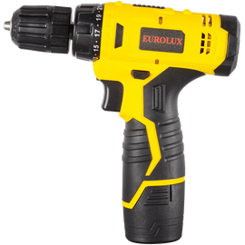  Дрель-шуруповерт Eurolux ДА-12Л-2КC (72/14/33) аккумуляторная 
