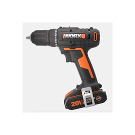  Дрель-шуруповерт WORX WX108 аккумуляторная, 50Нм, 20В, 2Ач x2, ЗУ 2А, кейс 