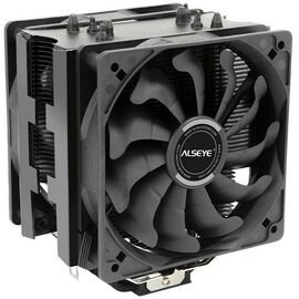  Кулер Alseye S120D-B Universal, TDP 135W, 2x120FAN, 4 heat pipe, PWM, RTL 