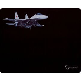  Коврик Gembird MP-GAME5 Black, рисунок: самолет-2, материал: ткань + вспененная резина, 250*200*3мм 