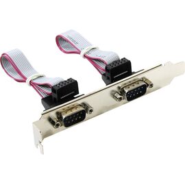  Планка портов на заднюю панель корпуса 2xCOM (DB9 Male), ORIENT C088 