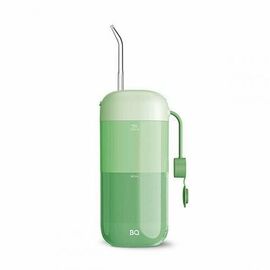  Ирригатор BQ IR002 Green, мощность 10Вт, портативный, объем резервуара 230мл, 2 насадки и дорожный чехол в комплекте, 11 режимов работы 