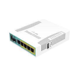  MikroTik RB960PGS hEX PoE(без WiFi) 5x Ethernet, 1х SFP, раздача PoE hEX PoE with 800MHz CPU, 128MB RAM, 5x Gigabit LAN (four with PoE out), USB, RouterOS L4, plastic case and PSU 