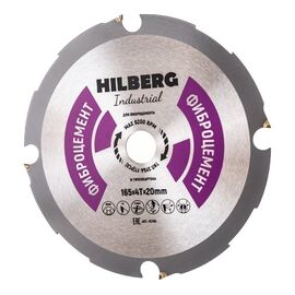  Диск пильный Hilberg Industrial HC165 165х4Tх20 mm фиброцемент 