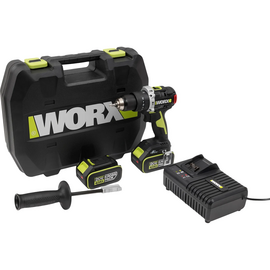  Дрель-шуруповерт WORX Professional WU373.2 ударная 2АКБ+ЗУ 
