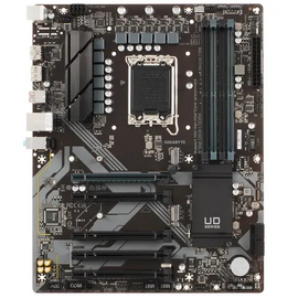  MB s1700 Gigabyte B760 DS3H, Intel B760, 4xDDR4-3200 МГц, 5xPCI-Ex16, 2xM.2, Standard-ATX 