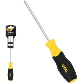  Отвертка Torx Deli DL6310020T T20x100мм сталь Cr-V, двухкомпонентная прорезиненная рукоять 