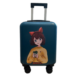  Чемодан для детей LATS 674 Аниме 2 синий 
