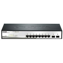  D-Link DGS-1210-10/F1A Настраиваемый коммутатор WebSmart с 8 портами 10/100/1000Base-T и 2 портами 1000Base-X SFP 