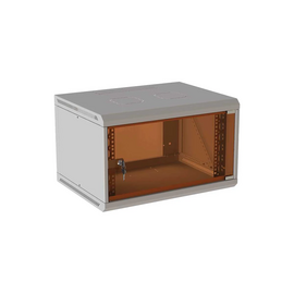  Шкаф коммутационный Suprlan ТВЛ-9U-600-450-СР (05-1093) настенный 12U 600x450мм пер.дв.стекл направл.под закл.гайки 70кг RAL 7035 385мм 19кг 500мм мет 