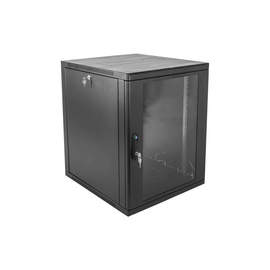  Шкаф коммутационный ЦМО ШРН-12.500-9005 настенный 12U 600x529мм черный 